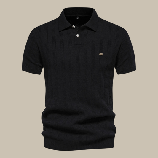 Noah | Stijlvolle merino polo met korte mouw